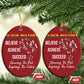 Honoring Past Inspiring Future Black History Month Christmas Ornament - African Pride