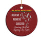 Honoring Past Inspiring Future Black History Month Christmas Ornament - African Pride