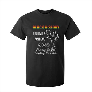 Honoring Past Inspiring Future Black History Month T Shirt For Kid - African Pride