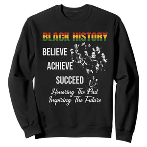 Honoring Past Inspiring Future Black History Month Sweatshirt - African Pride