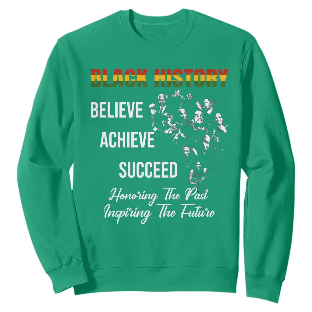 Honoring Past Inspiring Future Black History Month Sweatshirt - African Pride