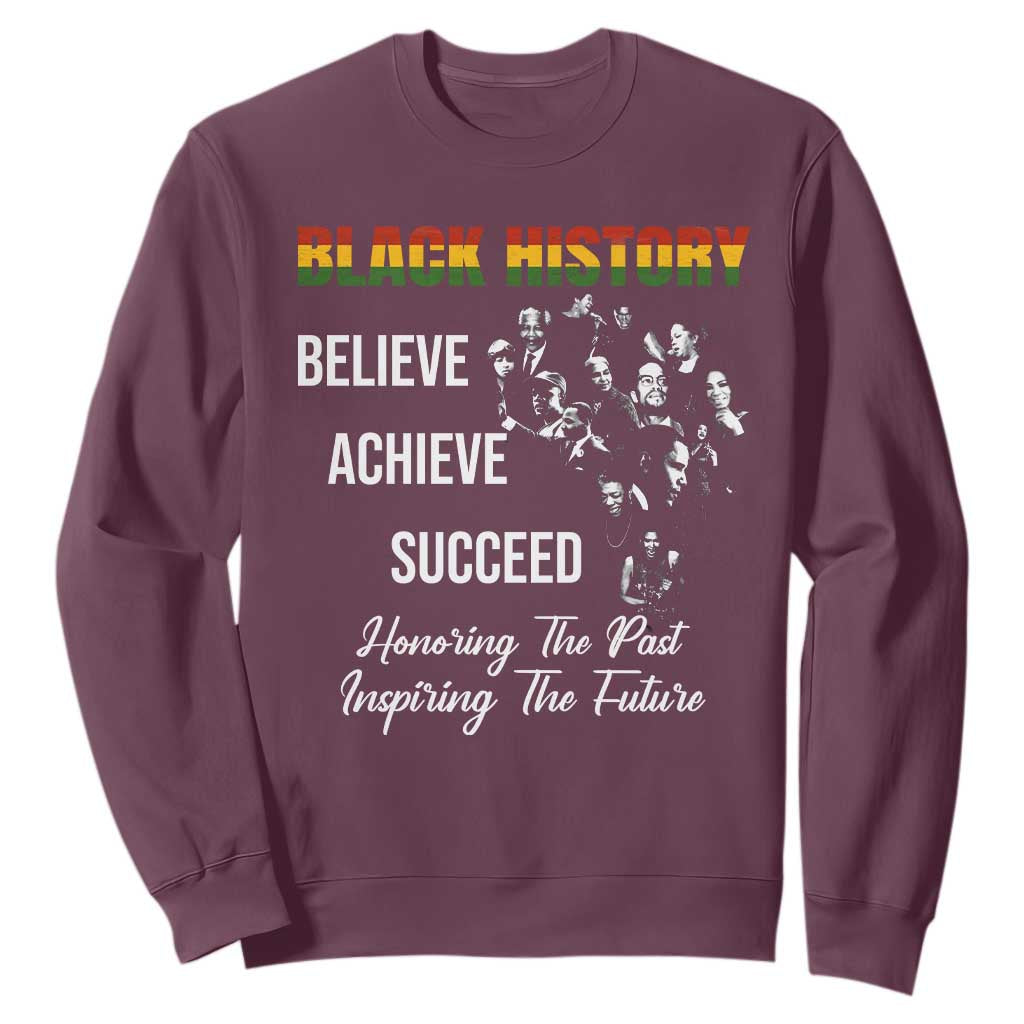 Honoring Past Inspiring Future Black History Month Sweatshirt - African Pride