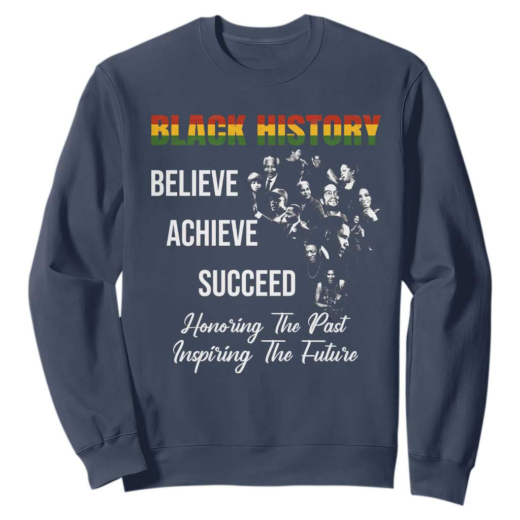 Honoring Past Inspiring Future Black History Month Sweatshirt - African Pride
