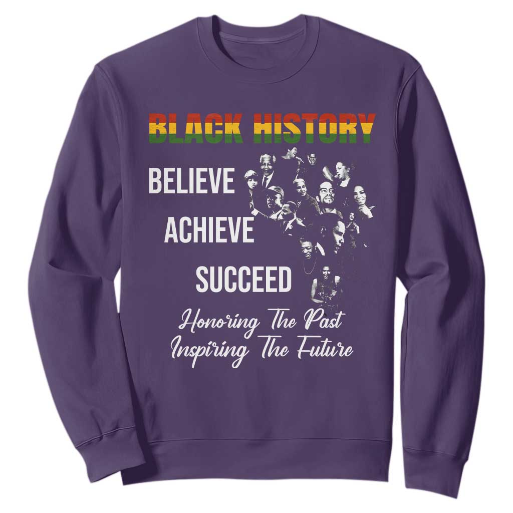 Honoring Past Inspiring Future Black History Month Sweatshirt - African Pride