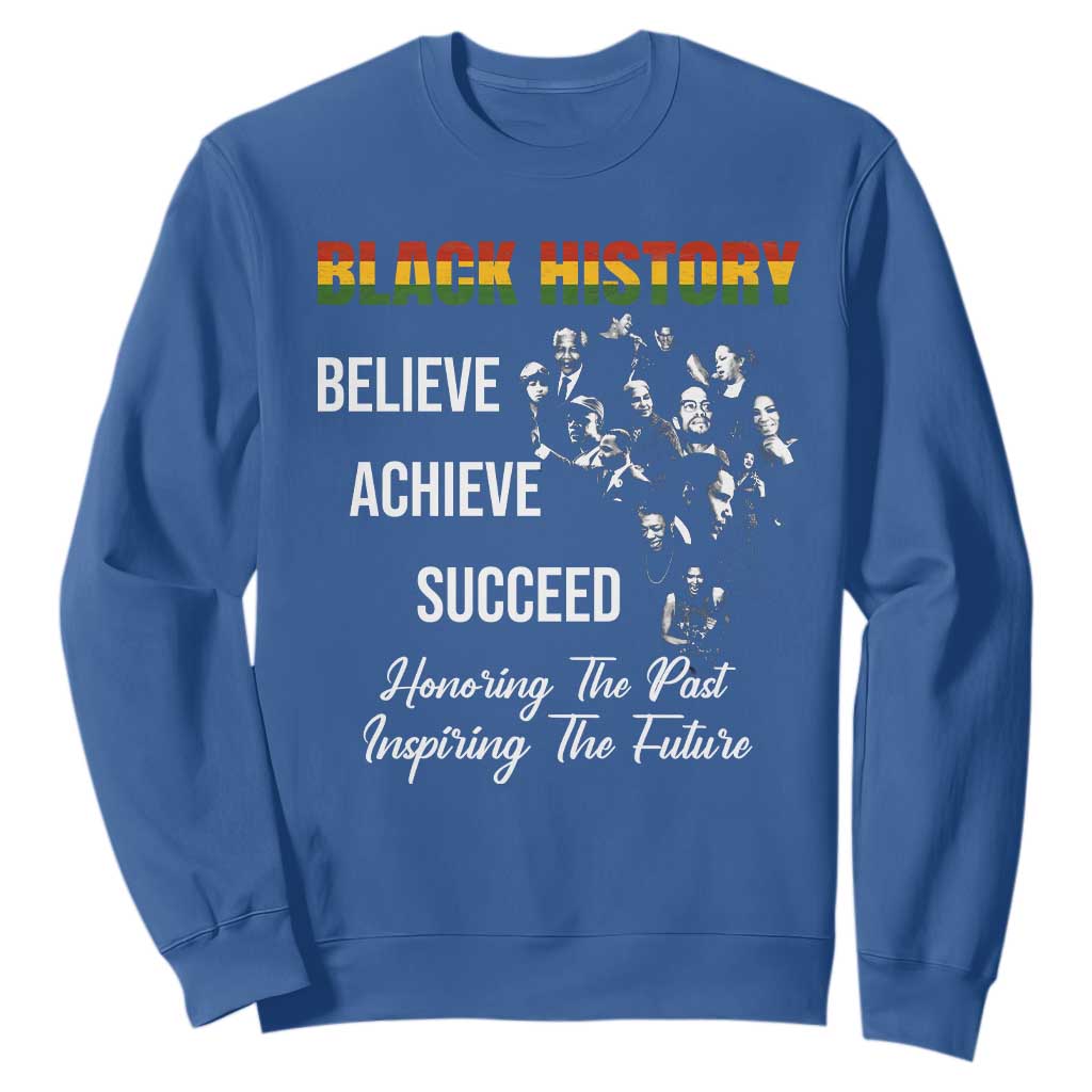 Honoring Past Inspiring Future Black History Month Sweatshirt - African Pride