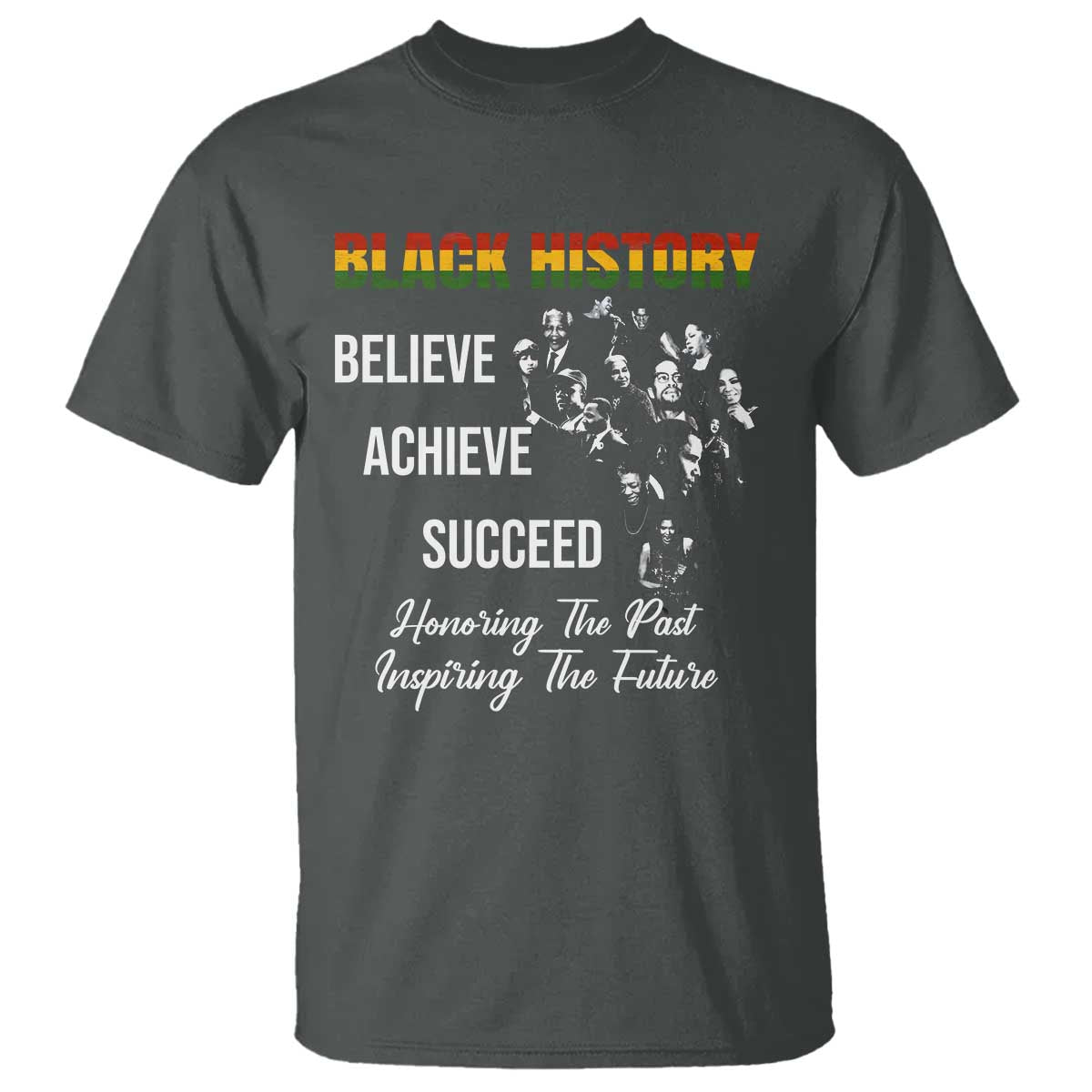 Honoring Past Inspiring Future Black History Month T Shirt - African Pride