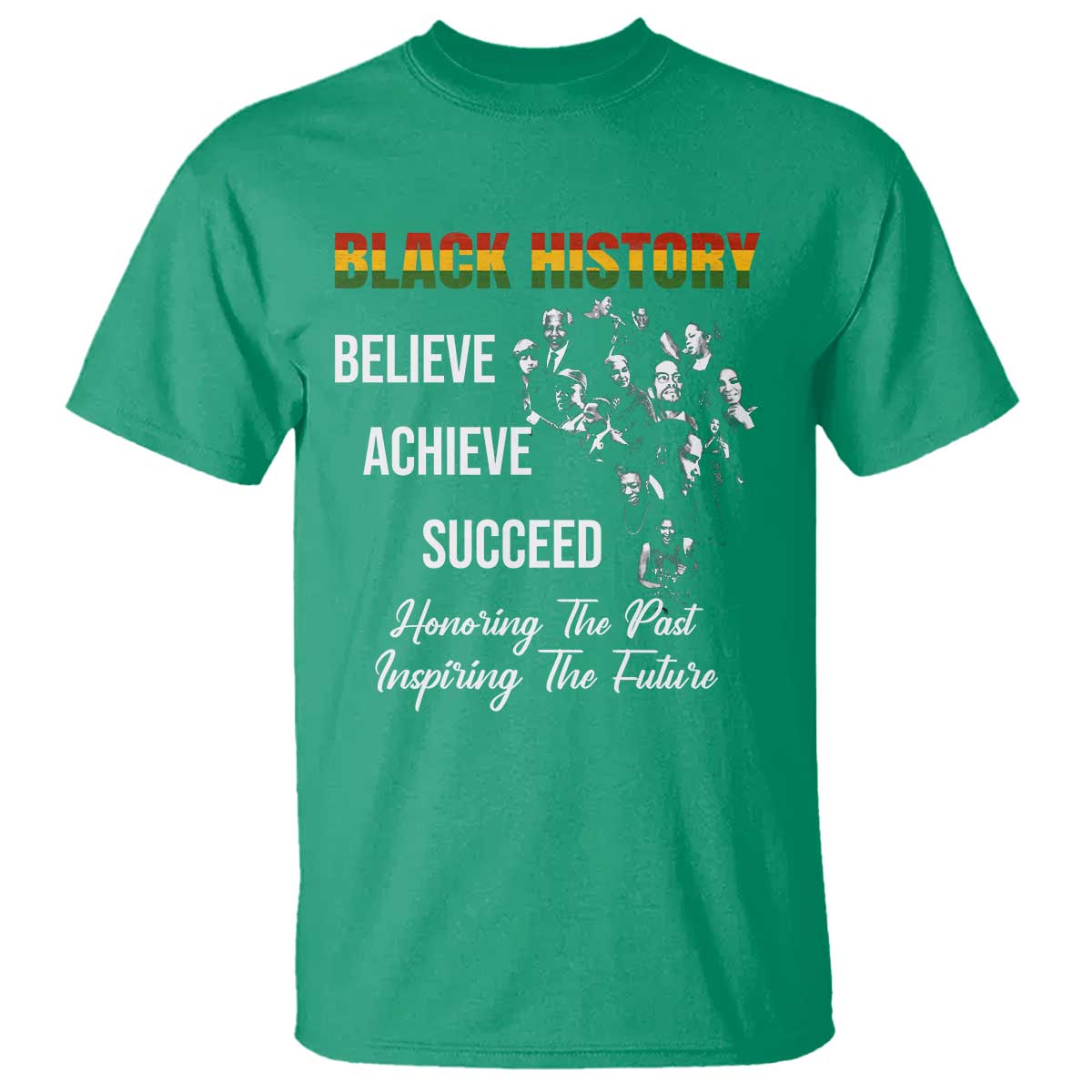 Honoring Past Inspiring Future Black History Month T Shirt - African Pride