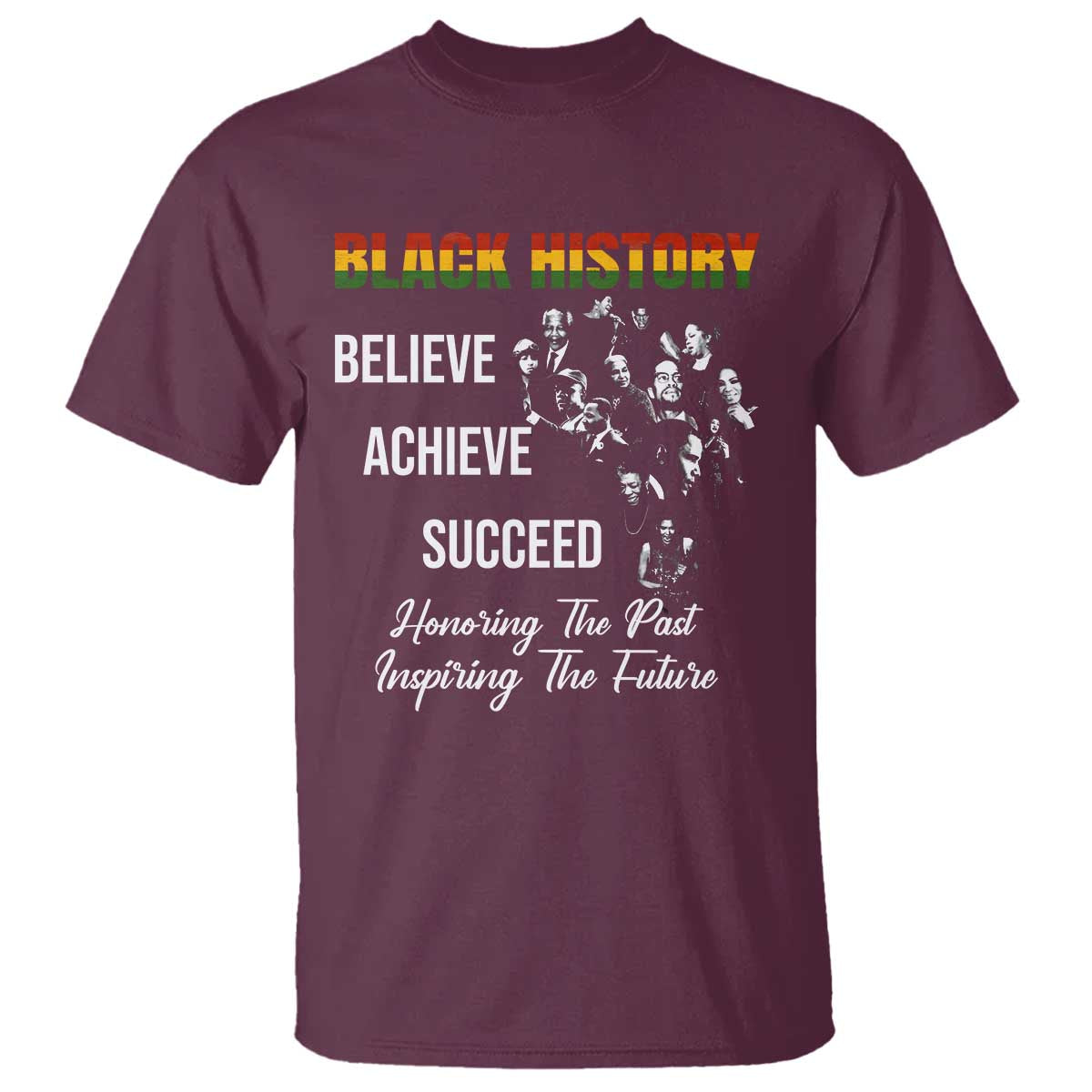 Honoring Past Inspiring Future Black History Month T Shirt - African Pride