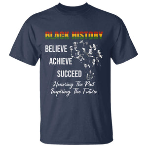 Honoring Past Inspiring Future Black History Month T Shirt - African Pride