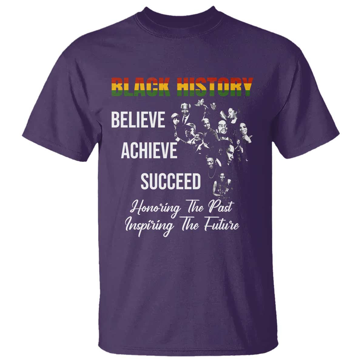 Honoring Past Inspiring Future Black History Month T Shirt - African Pride