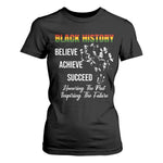 Honoring Past Inspiring Future Black History Month T Shirt For Women - African Pride