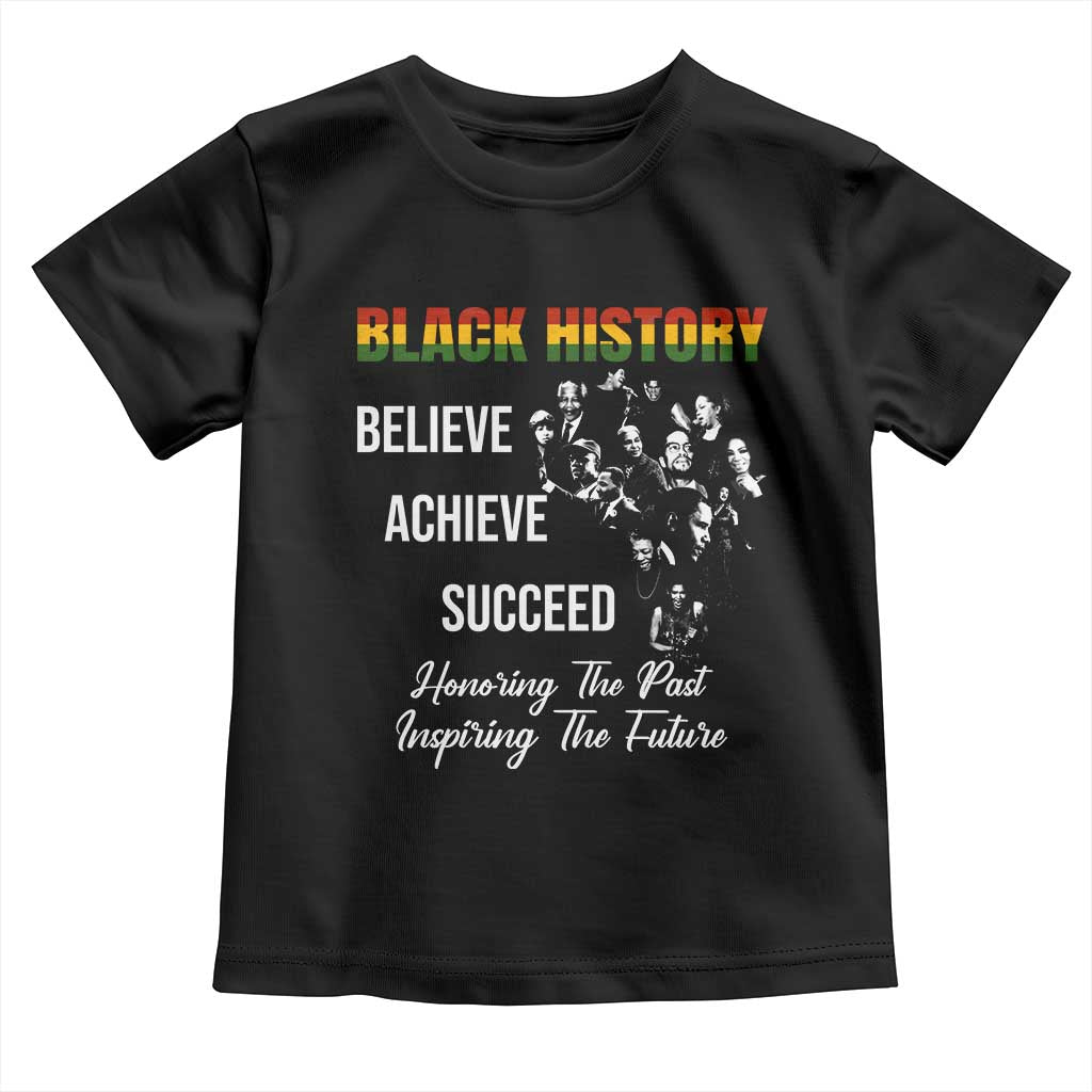 Honoring Past Inspiring Future Black History Month Toddler T Shirt - African Pride