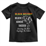 Honoring Past Inspiring Future Black History Month Toddler T Shirt - African Pride