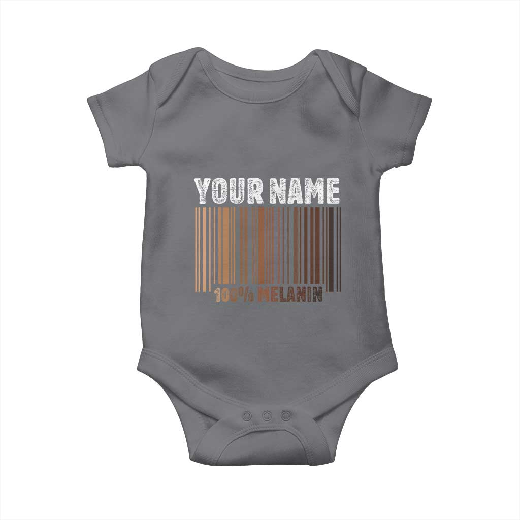 Personalized Gifts Black Pride Baby Onesie Custom Name Melanin BLM African History Gift - African Pride