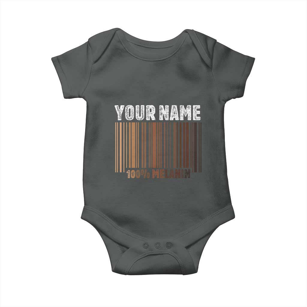 Personalized Gifts Black Pride Baby Onesie Custom Name Melanin BLM African History Gift - African Pride