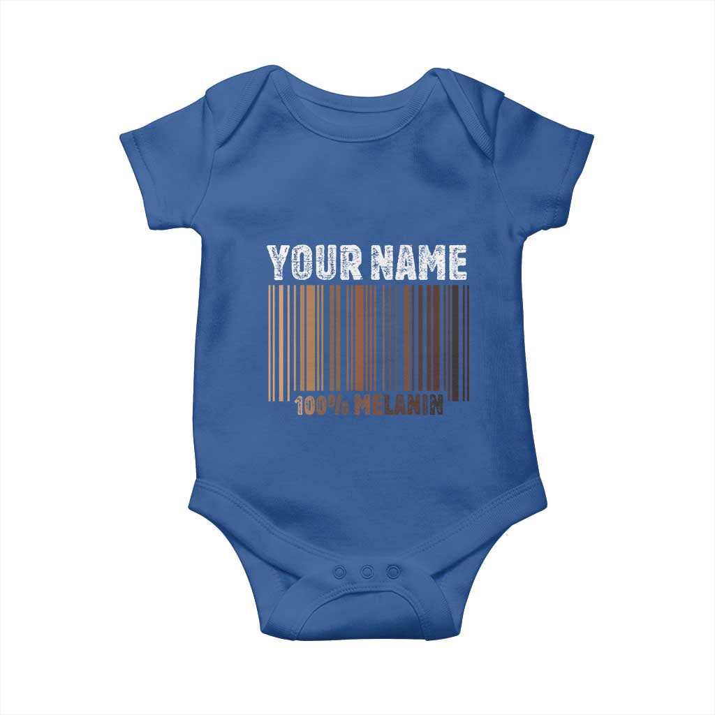 Personalized Gifts Black Pride Baby Onesie Custom Name Melanin BLM African History Gift - African Pride