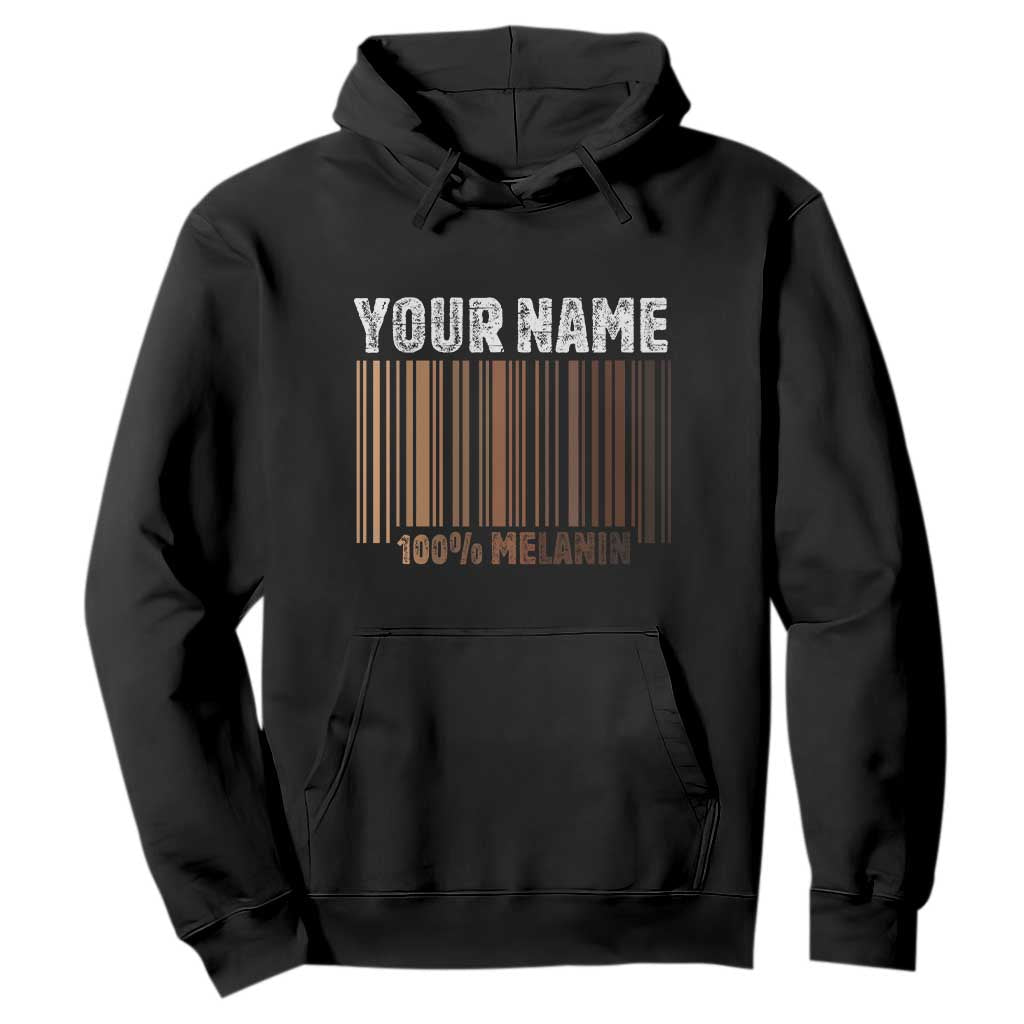Personalized Gifts Black Pride Hoodie Custom Name Melanin BLM African History Gift - African Pride