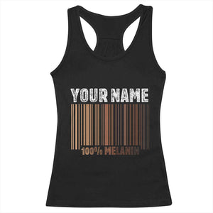 Personalized Gifts Black Pride Racerback Tank Top Custom Name Melanin BLM African History Gift - African Pride