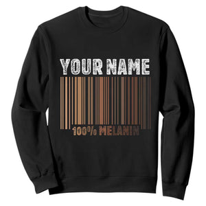 Personalized Gifts Black Pride Sweatshirt Custom Name Melanin BLM African History Gift - African Pride