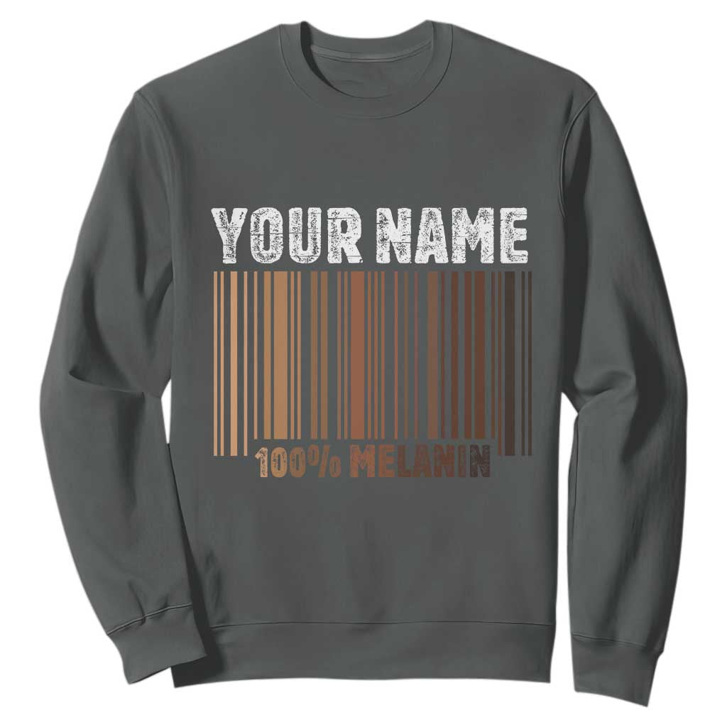 Personalized Gifts Black Pride Sweatshirt Custom Name Melanin BLM African History Gift - African Pride
