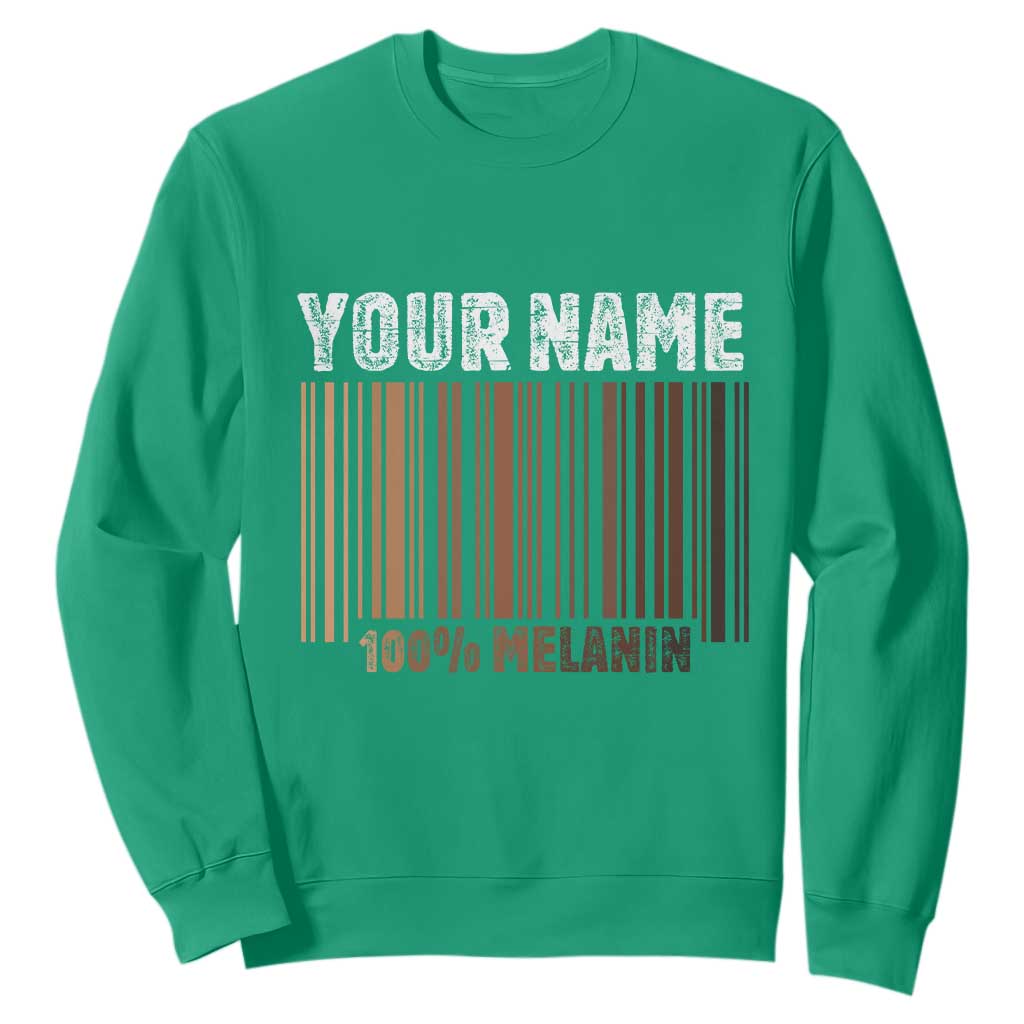 Personalized Gifts Black Pride Sweatshirt Custom Name Melanin BLM African History Gift - African Pride