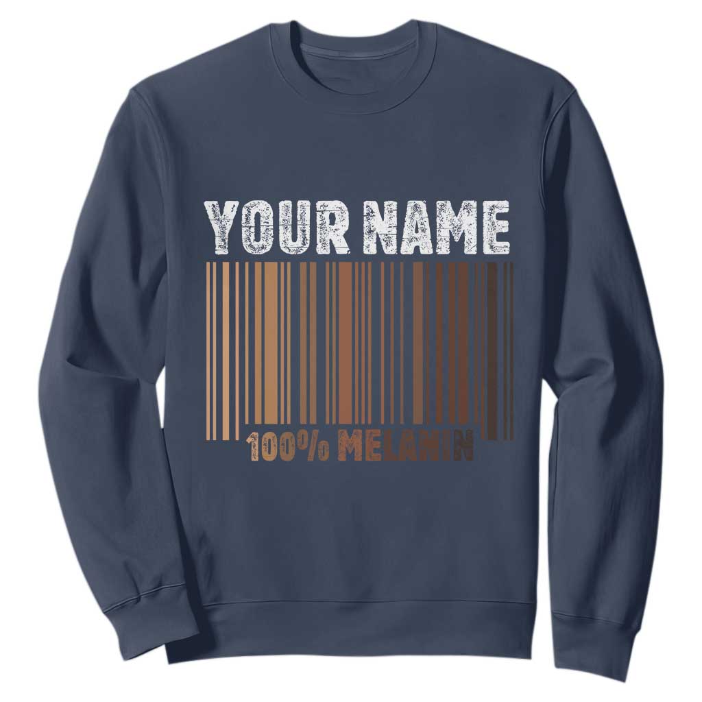 Personalized Gifts Black Pride Sweatshirt Custom Name Melanin BLM African History Gift - African Pride