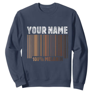 Personalized Gifts Black Pride Sweatshirt Custom Name Melanin BLM African History Gift - African Pride