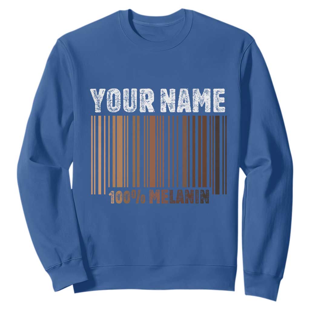 Personalized Gifts Black Pride Sweatshirt Custom Name Melanin BLM African History Gift - African Pride