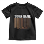 Personalized Gifts Black Pride Toddler T Shirt Custom Name Melanin BLM African History Gift - African Pride