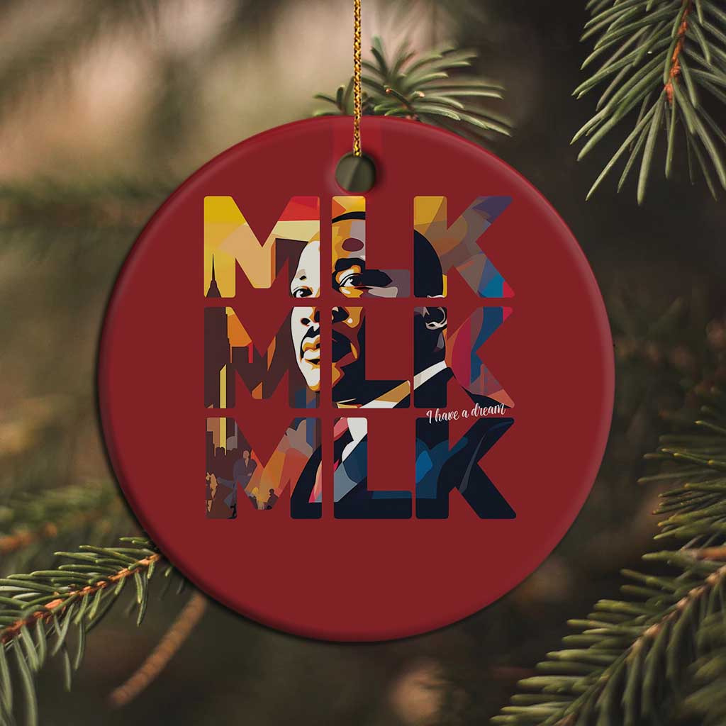 Martin Luther King Jr. Christmas Ornament Black History Month I Have A Dream - African Pride
