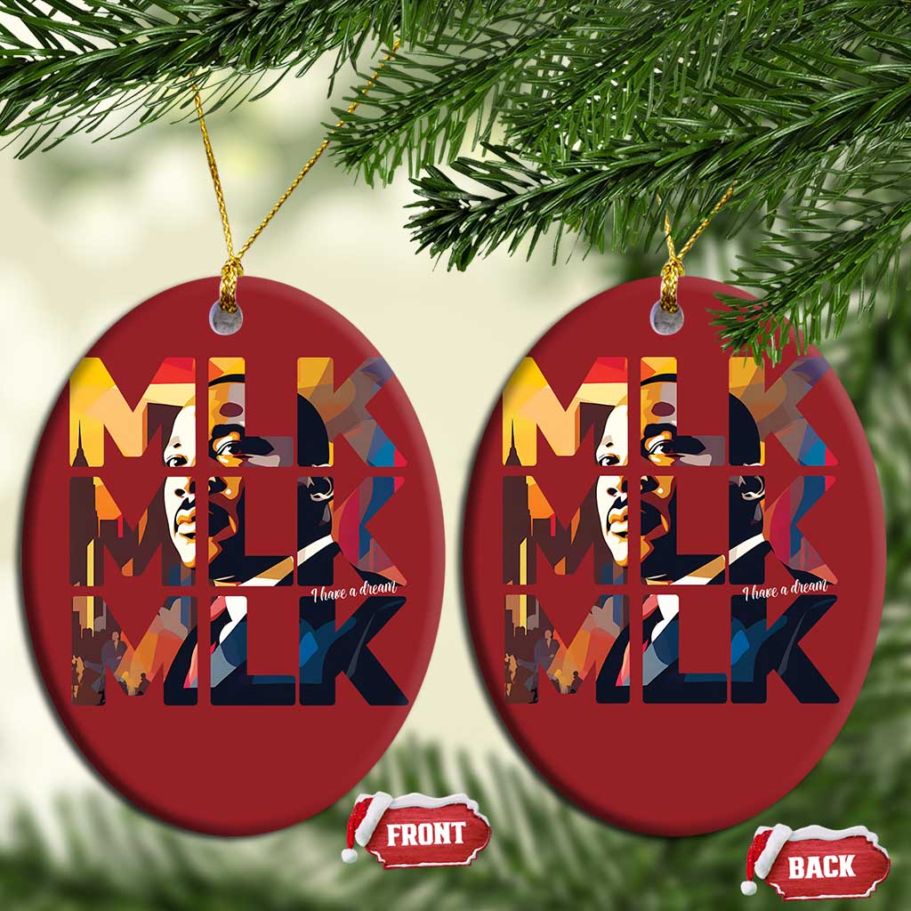 Martin Luther King Jr. Christmas Ornament Black History Month I Have A Dream - African Pride