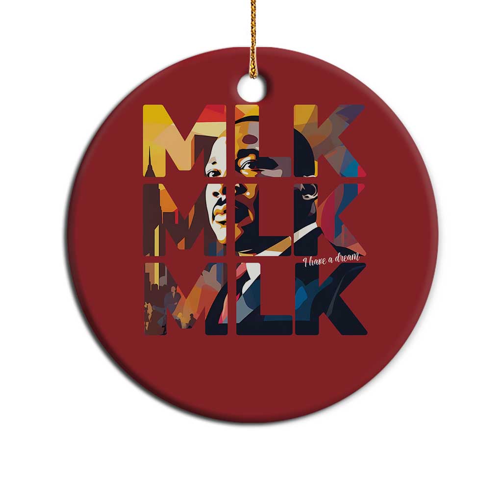 Martin Luther King Jr. Christmas Ornament Black History Month I Have A Dream - African Pride