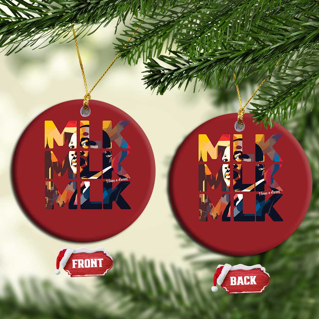 Martin Luther King Jr. Christmas Ornament Black History Month I Have A Dream - African Pride