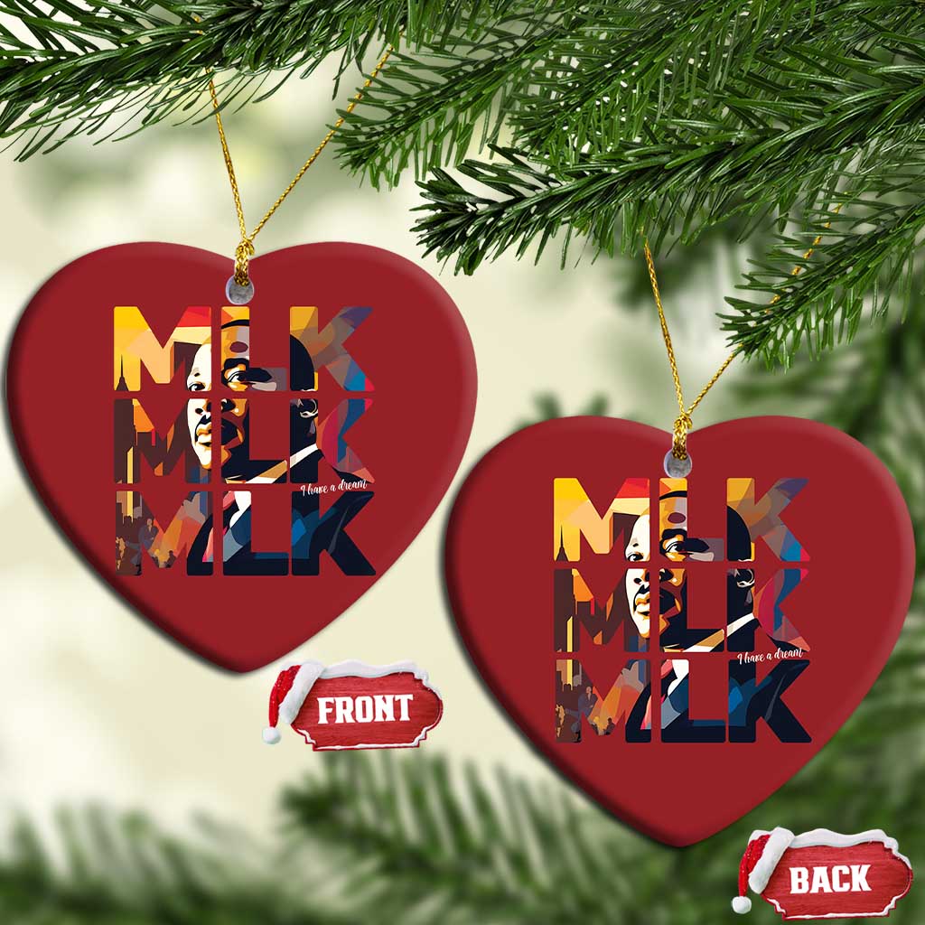 Martin Luther King Jr. Christmas Ornament Black History Month I Have A Dream - African Pride