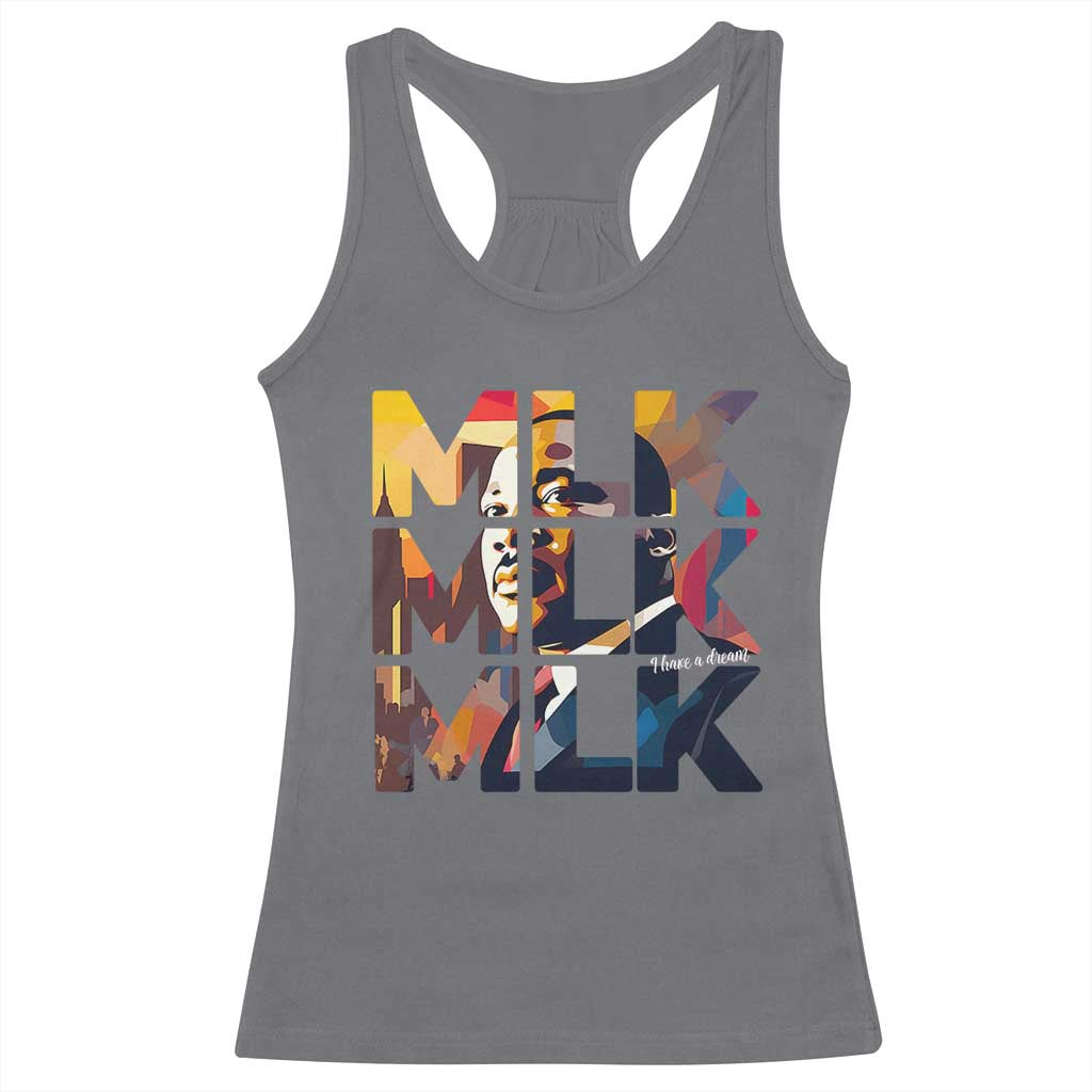 Martin Luther King Jr. Racerback Tank Top Black History Month I Have A Dream - African Pride