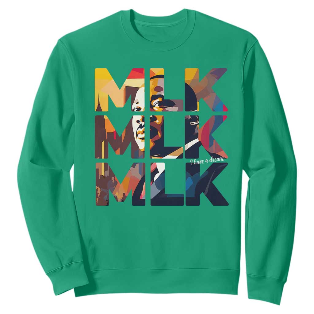 Martin Luther King Jr. Sweatshirt Black History Month I Have A Dream - African Pride