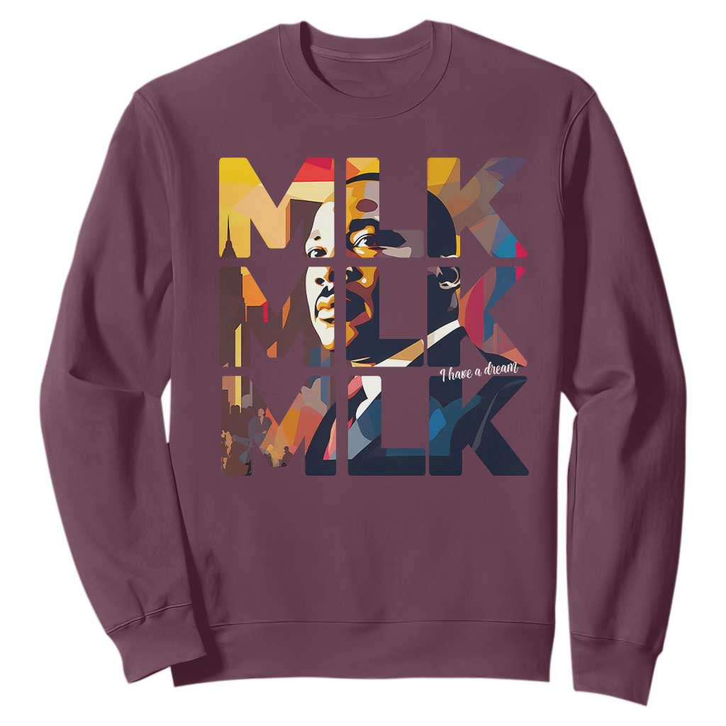 Martin Luther King Jr. Sweatshirt Black History Month I Have A Dream - African Pride