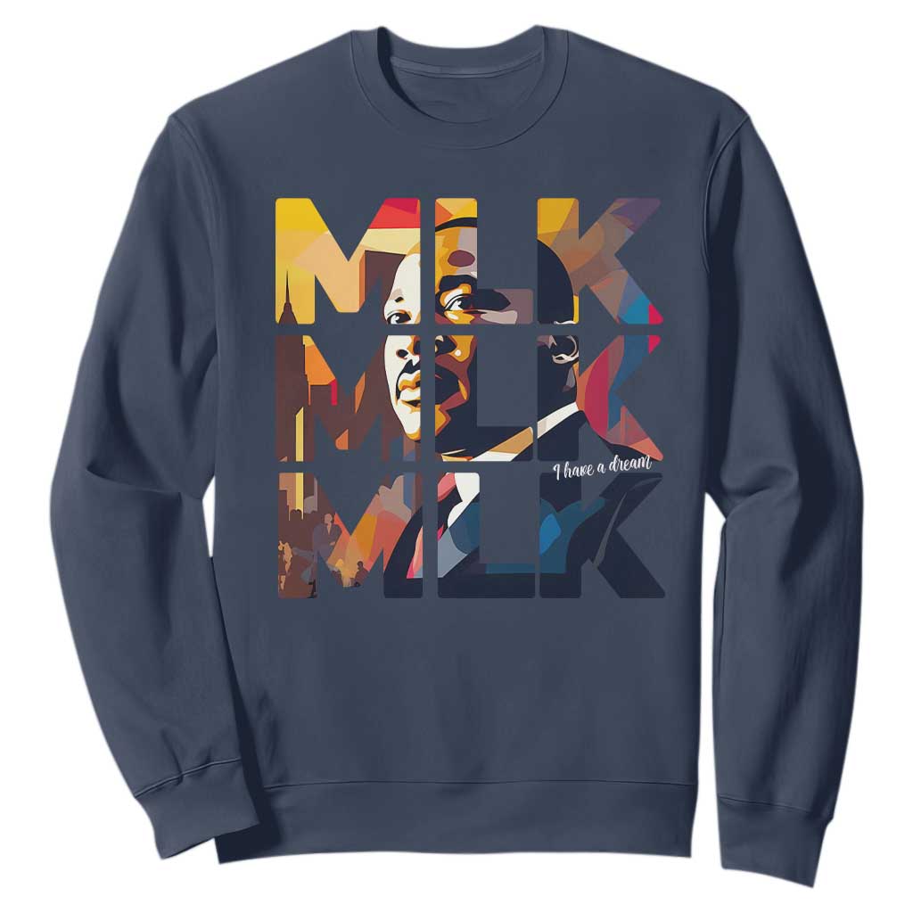 Martin Luther King Jr. Sweatshirt Black History Month I Have A Dream - African Pride