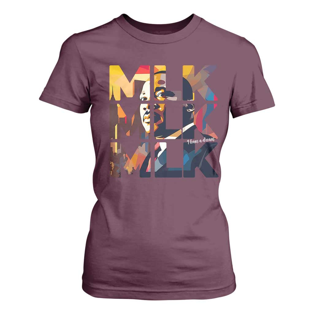 Martin Luther King Jr. T Shirt For Women Black History Month I Have A Dream - African Pride
