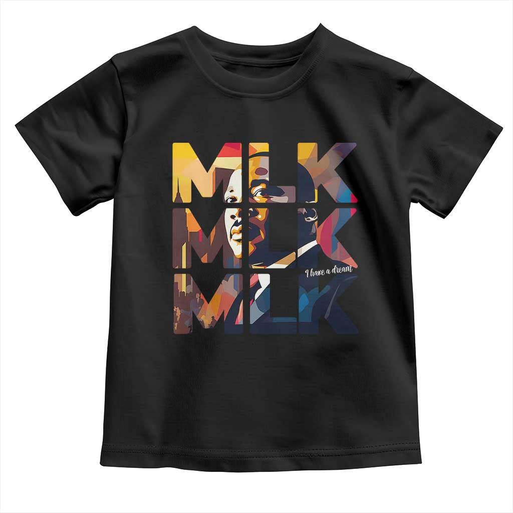 Martin Luther King Jr. Toddler T Shirt Black History Month I Have A Dream - African Pride