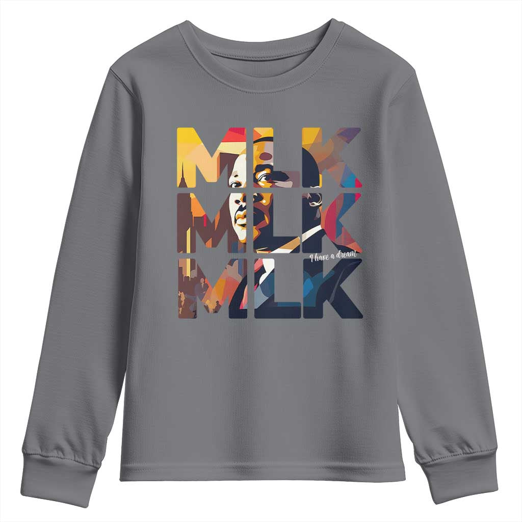 Martin Luther King Jr. Youth Sweatshirt Black History Month I Have A Dream - African Pride