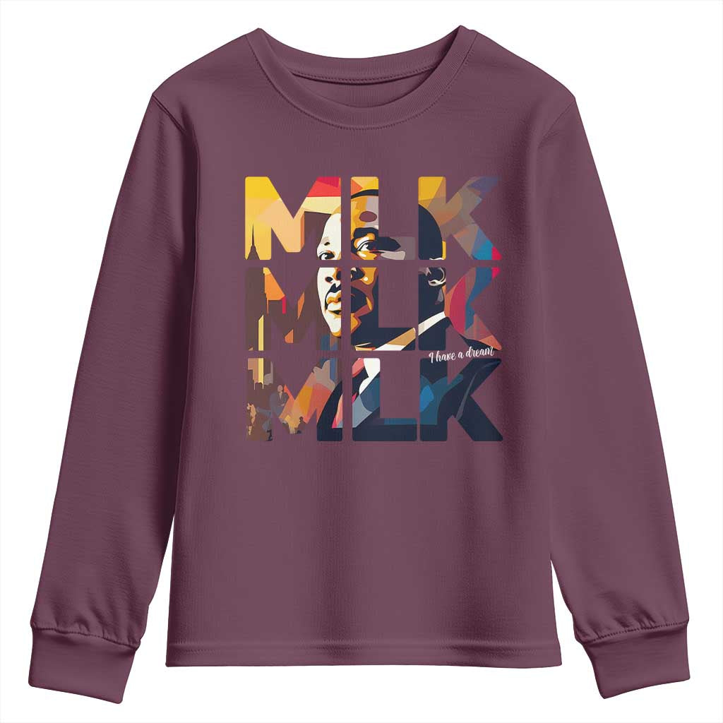 Martin Luther King Jr. Youth Sweatshirt Black History Month I Have A Dream - African Pride