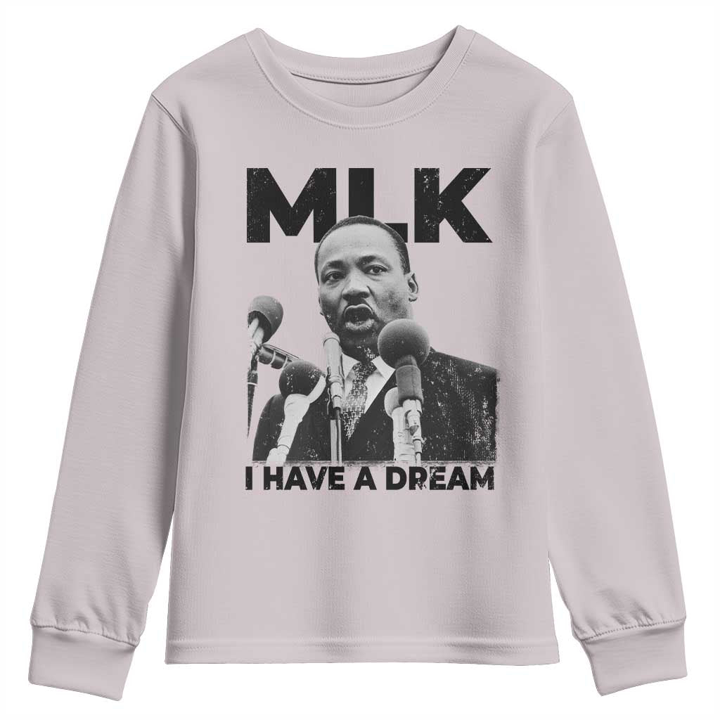 Martin Luther King Youth Sweatshirt MLK I Have A Dream Black History Month