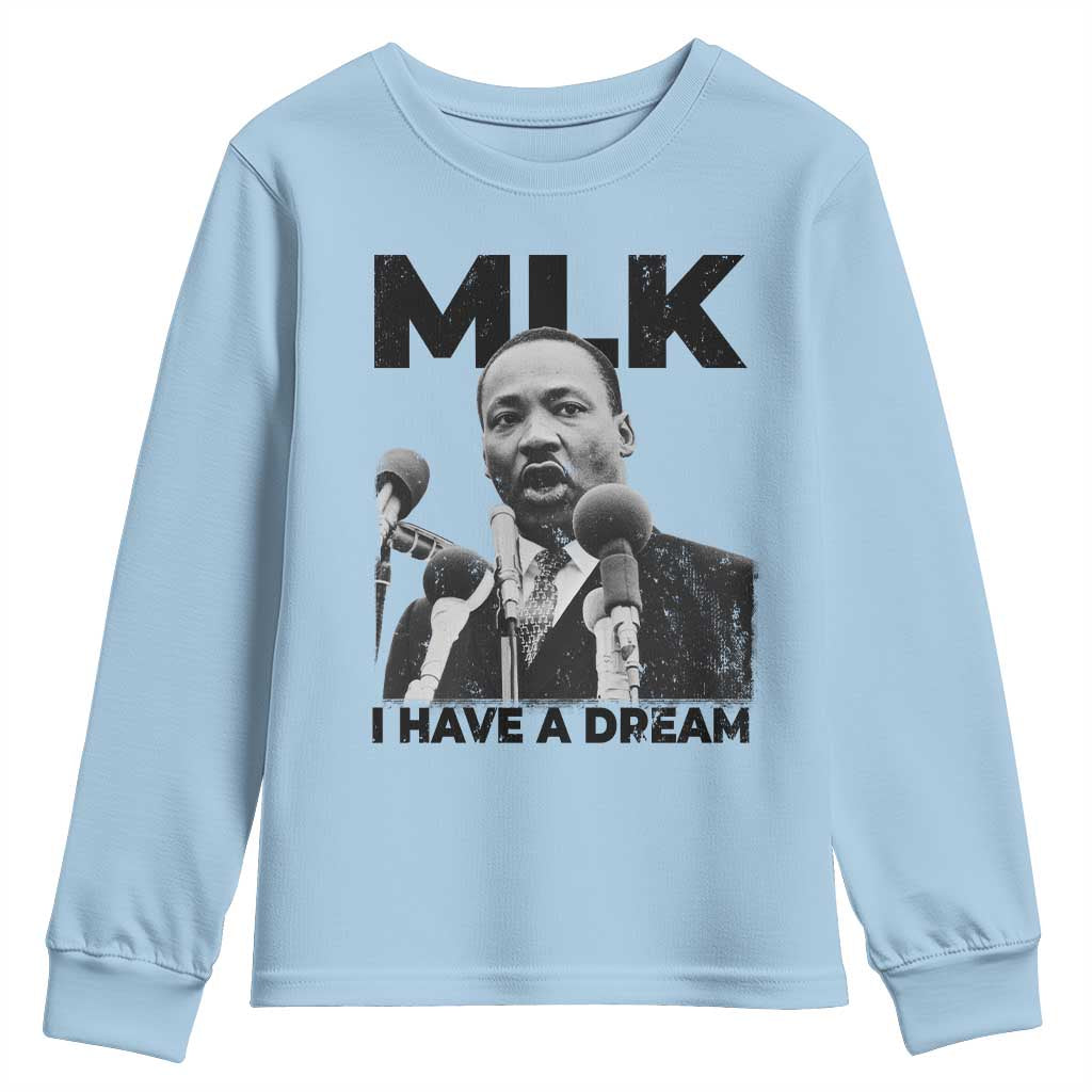 Martin Luther King Youth Sweatshirt MLK I Have A Dream Black History Month