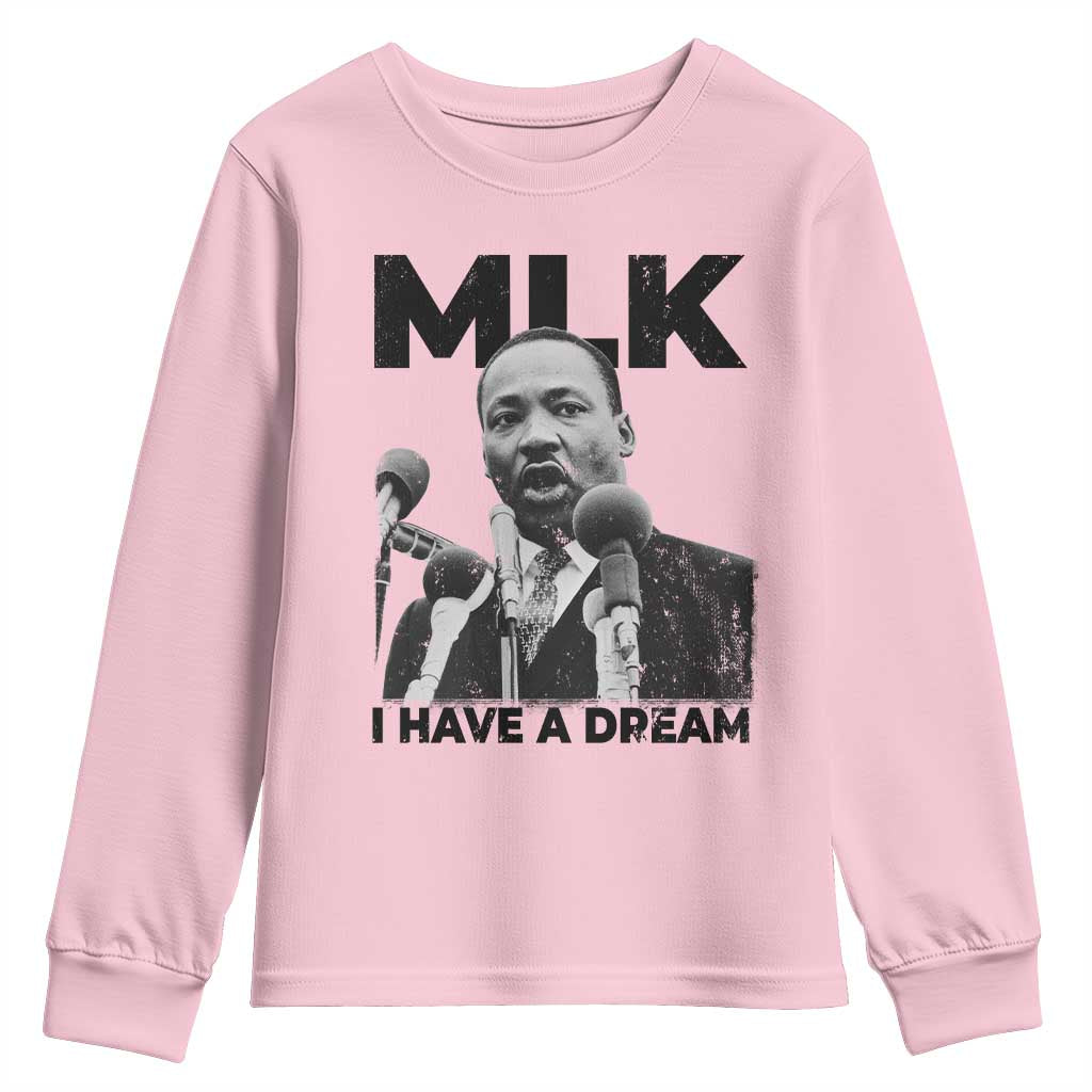 Martin Luther King Youth Sweatshirt MLK I Have A Dream Black History Month
