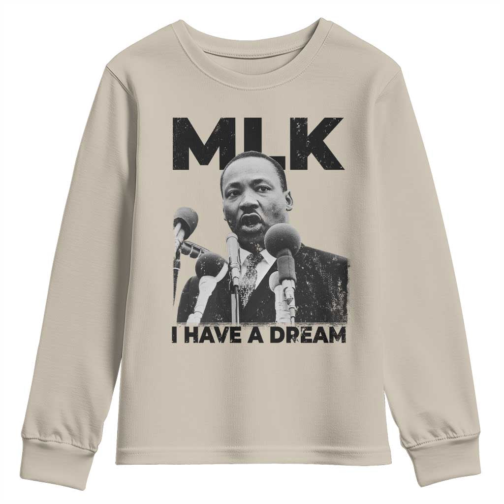 Martin Luther King Youth Sweatshirt MLK I Have A Dream Black History Month