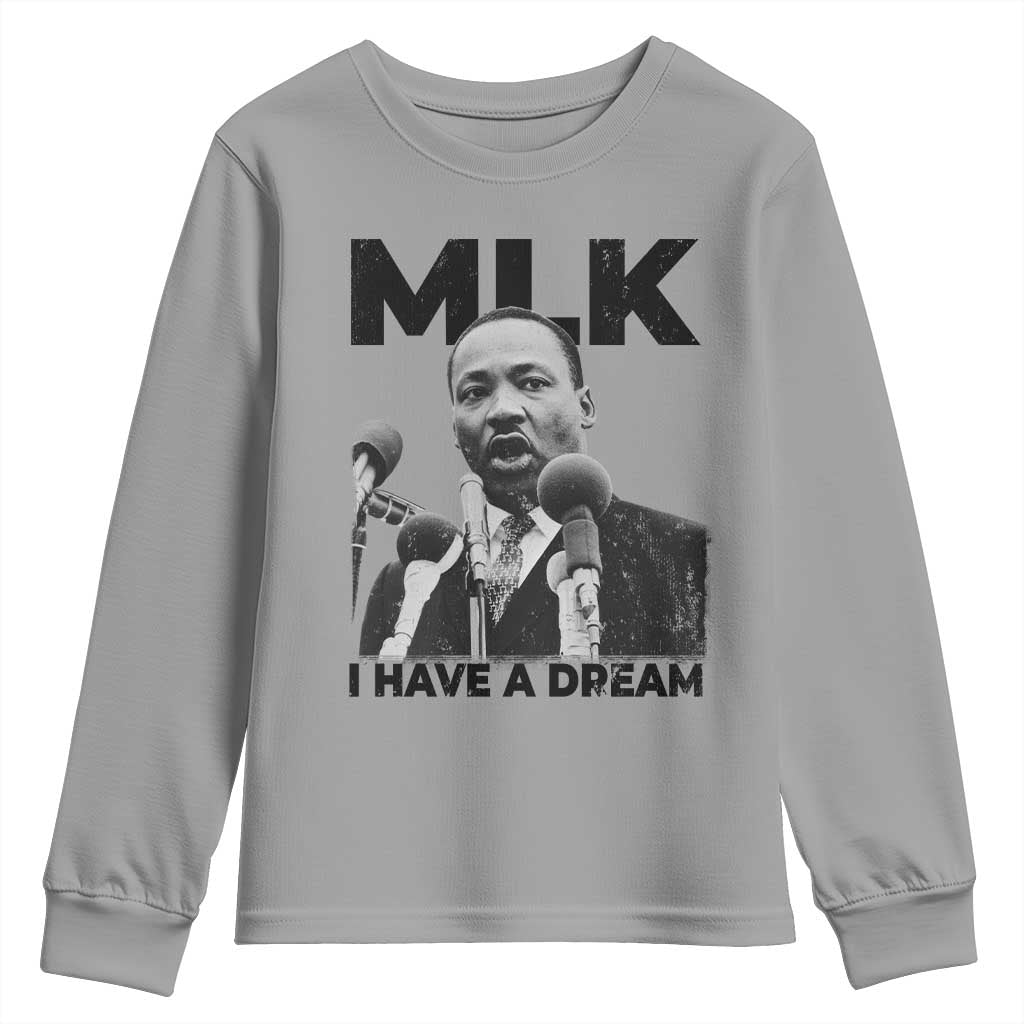 Martin Luther King Youth Sweatshirt MLK I Have A Dream Black History Month