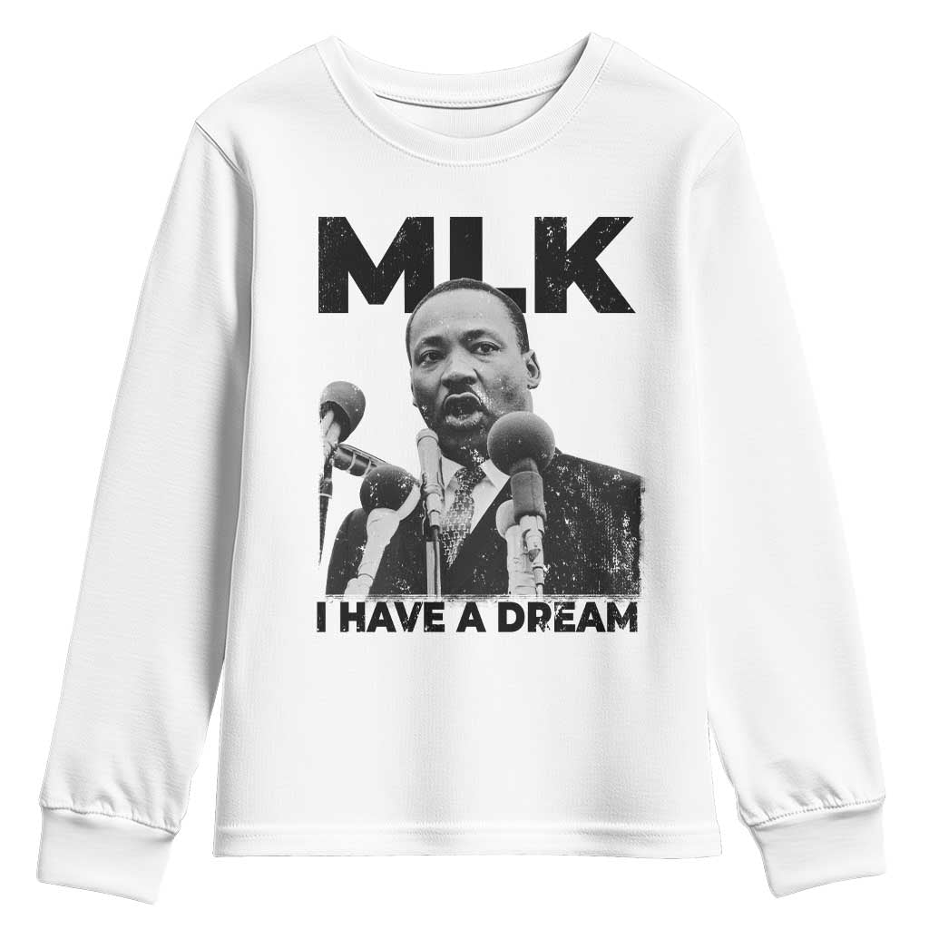 Martin Luther King Youth Sweatshirt MLK I Have A Dream Black History Month
