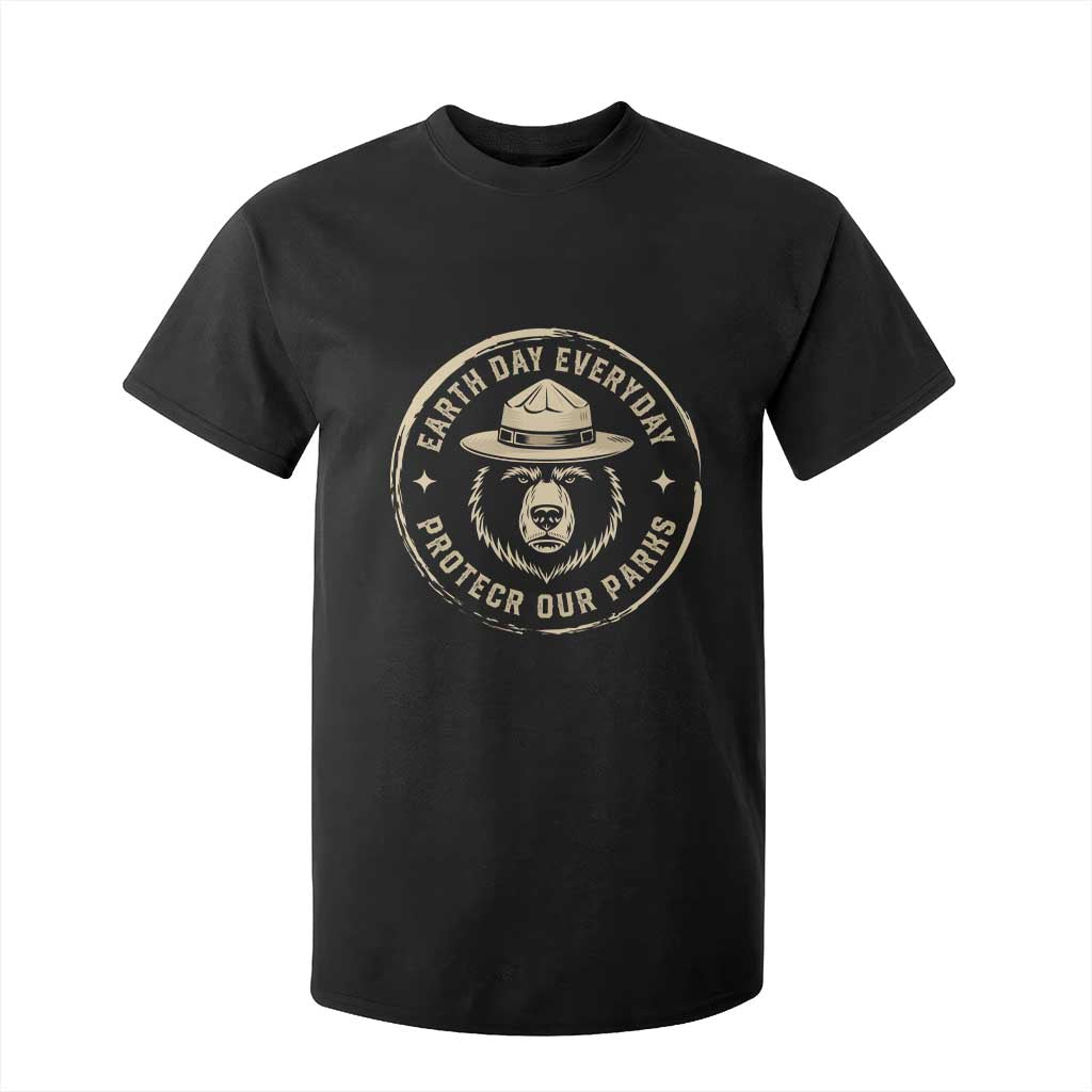Earth Day Protect Our Parks T Shirt For Kid Vintage Retro Bear
