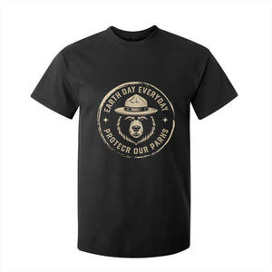 Earth Day Protect Our Parks T Shirt For Kid Vintage Retro Bear